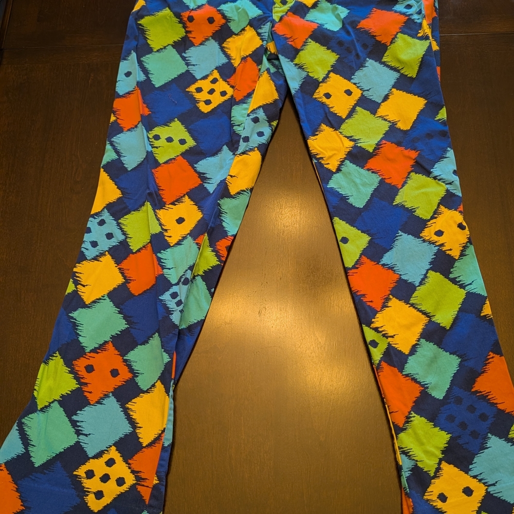 Loudmouth Vibrant Geometric Men's Leggings